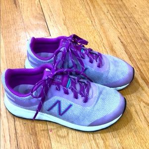 Purple girls New Balance Sneakers size 2